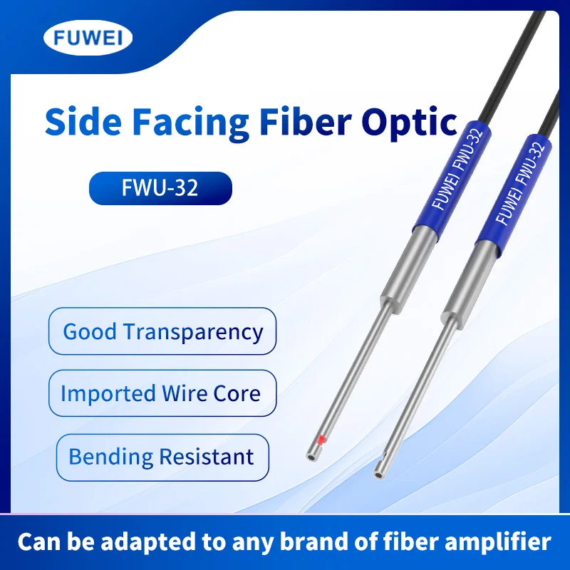 FWU-32 High light transmittance, good light conductivity amplifier probe Slot terminal machine Fiber optic sensor