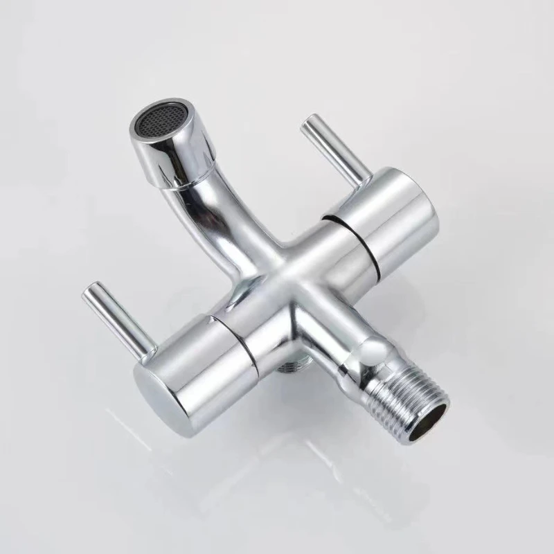 Quick Open Single Cold Water Faucet Dual Control Side Dual Open Multi-Function Faucet Dual Control Faucet