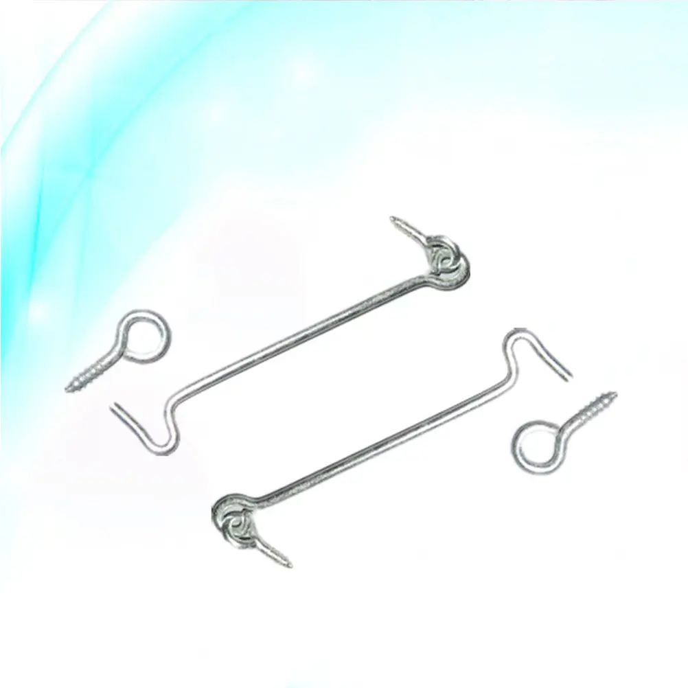

Window Hook Galvanized Metal Heavy Duty Strong Construction Secure Window Brace Lock Shed Catch Silent Holder Cabin Hook