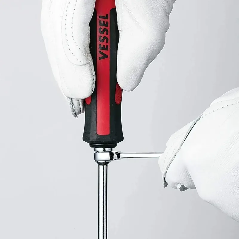 VESSEL 930 Series Magnetic Impact Screwdriver - 1pc Phillips/Slotted, MEGADORA Penetrating Durable Japanese Hand Tools