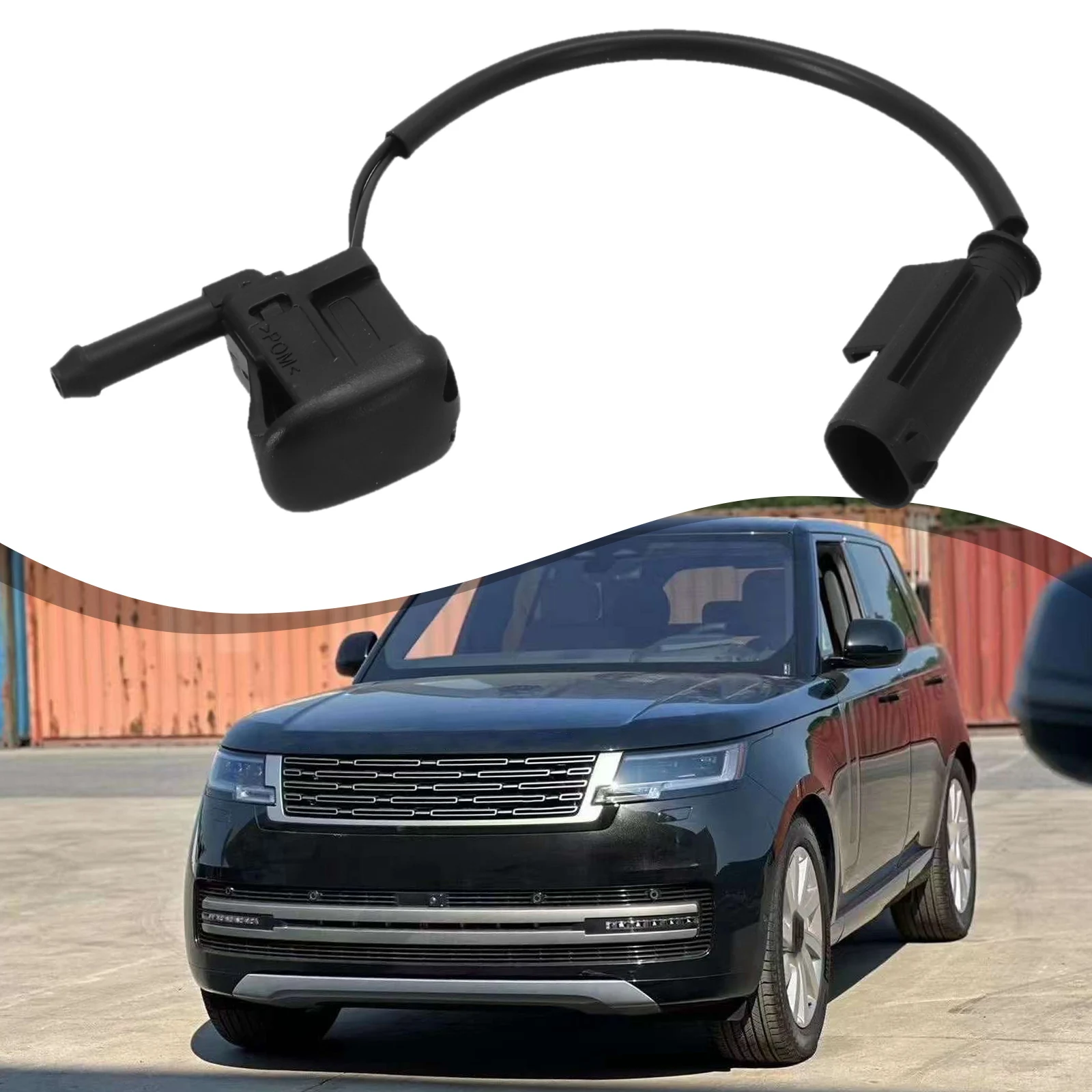 

Windscreen Washer Nozzle Jet LR040670 Compatible with For Range Rover L322 2002 2012 Reliable Performance and Longevity