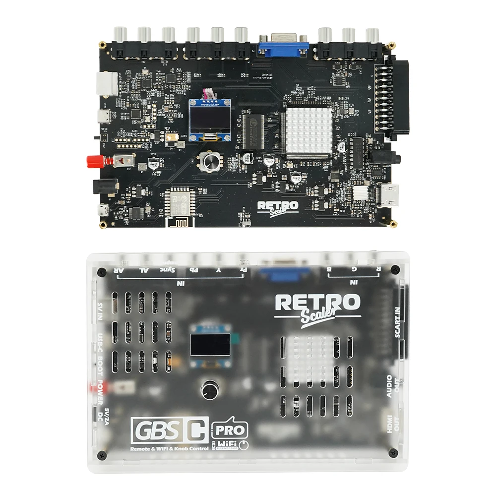RetroScaler GBS Control Pro GBSC Video Konverter RGBS VGA Scart Ypbpr Signal Composite S-Vdieo zu HDMI Für Retro Spielkonsole