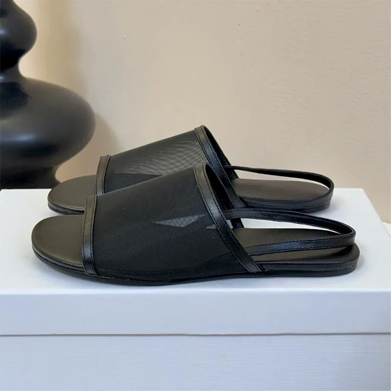 

Летние сандалии, женские сетчатые туфли на плоской подошве, женские повседневные пляжные туфли с ремешком сзади, удобные повседневные римские сандалии для женщин