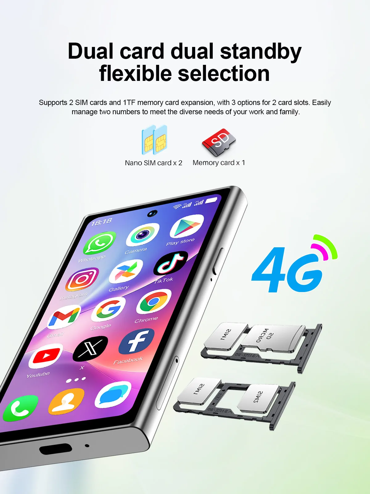 SERVO S27 MINI Android OS Mini Smartphone 4G LTE 16GB/64GB ROM Play Store WiFi Face Unlock 2 SIM 4.0" Pocket Small Smart Phones