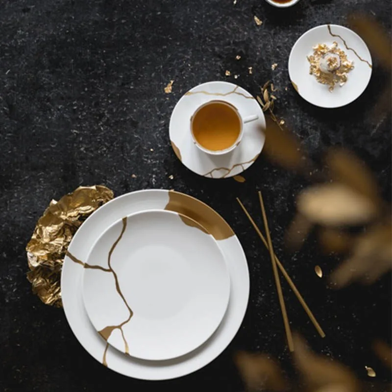 Repair tea cups and saucers, afternoon tea, luxury housewarming, household porcelain, holiday gifts