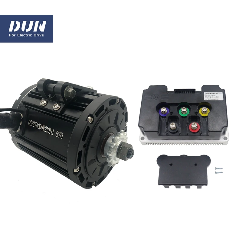 

4KW Peak 10KW QS138 90H PMSM Mid Drive Motor Kit With Fardriver ND72680 350A Controller for High Speed Dirtbike E-Motorcycle