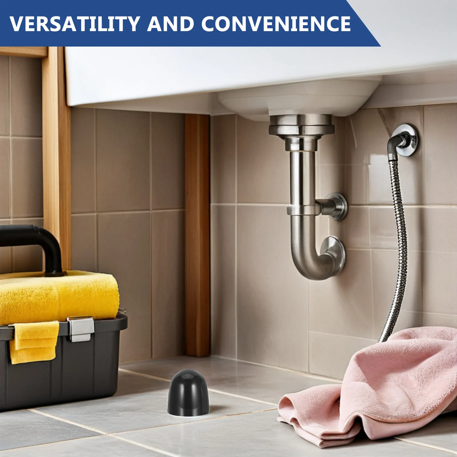 8Pcs Toilet Bolt Hide Covers Decorative Plastic Bathroom Toilet Bolt Caps for Floor Mounting Screw Concealment Easy DIY