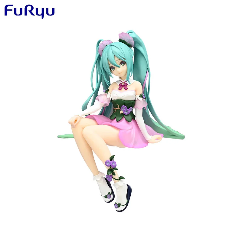 

Furyu Hatsune Miku фигурка лапши фигурка цветок фея утро слава розовая фигурка вера аниме экшн-модель коллекционные игрушки подарок