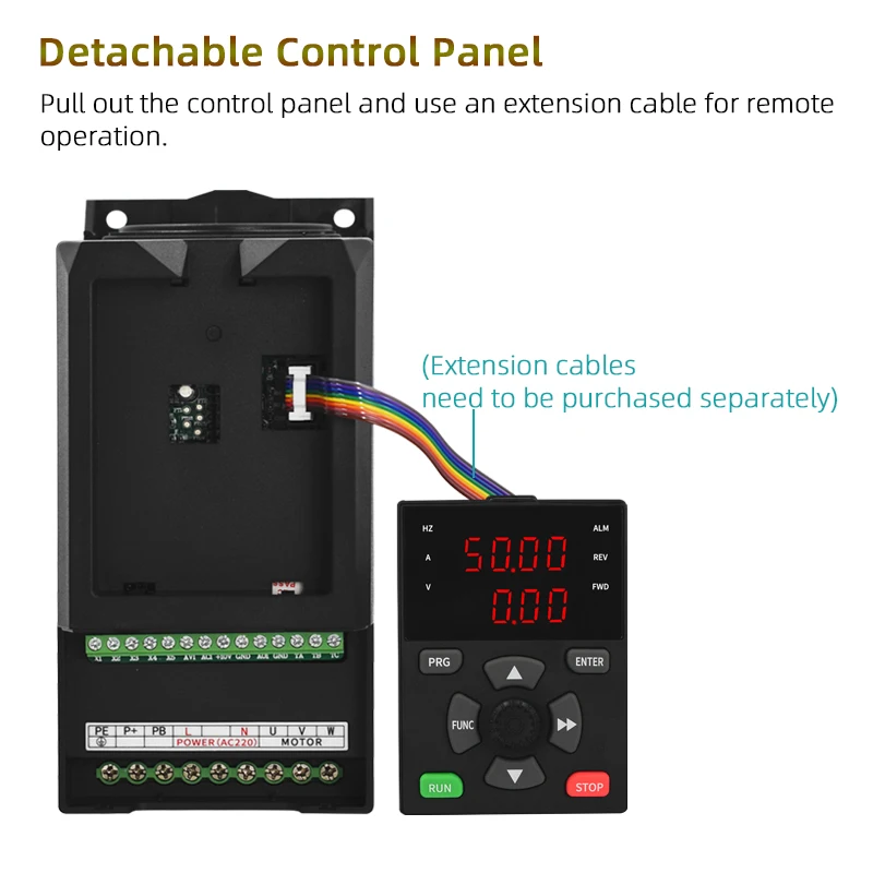 Frequentieregelaar Converter omvormer 3KW 4KW 5.5KW VFD AC 380V Motorsnelheid ​ ​ ​ ​ ​ ​ Controller
