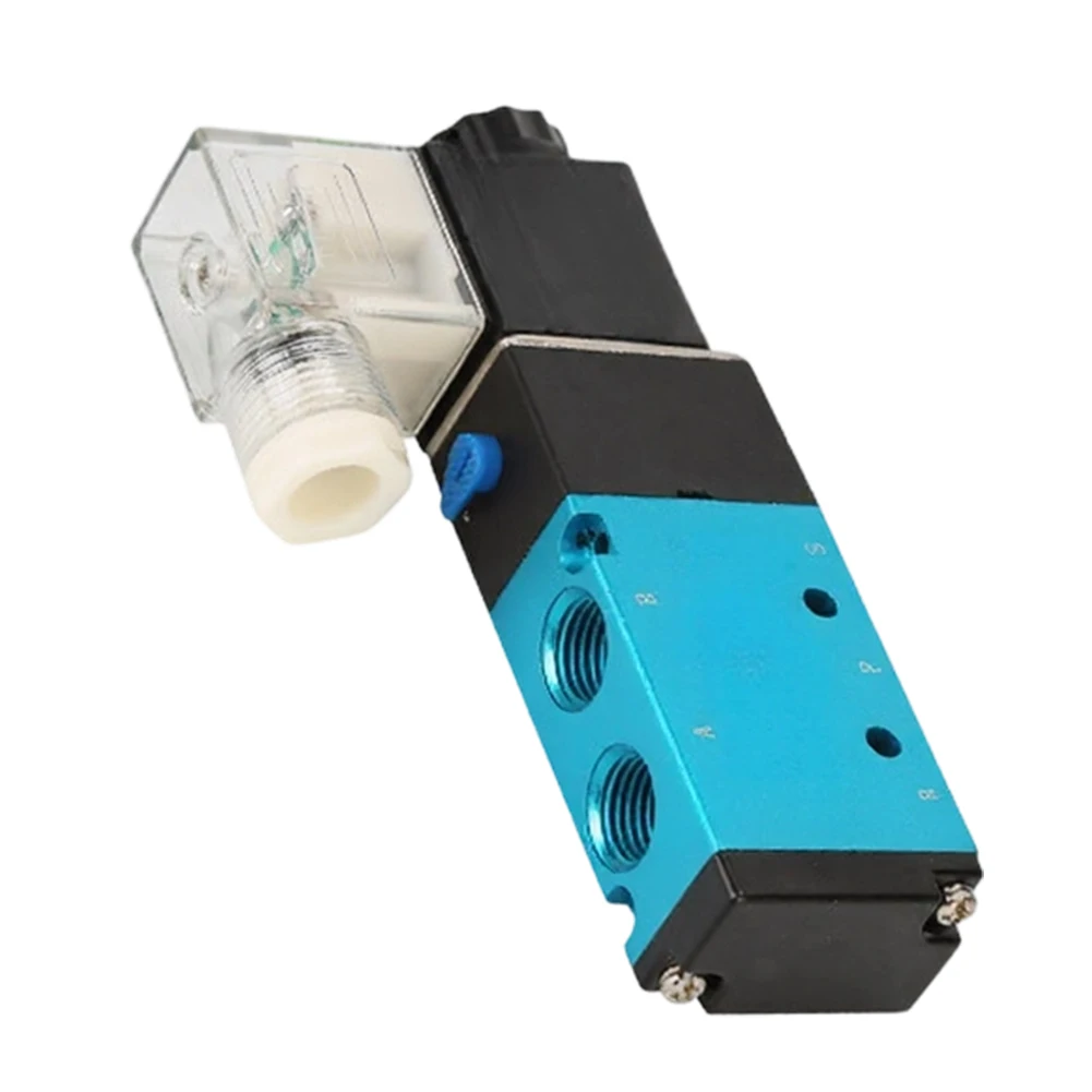 

Электромагнитный клапан AC 220V 4V210-08, 5-ходовой 2-позиционный пневматический регулирующий клапан с резьбой 1/4 дюйма BSPT для управления направлением потока воздуха