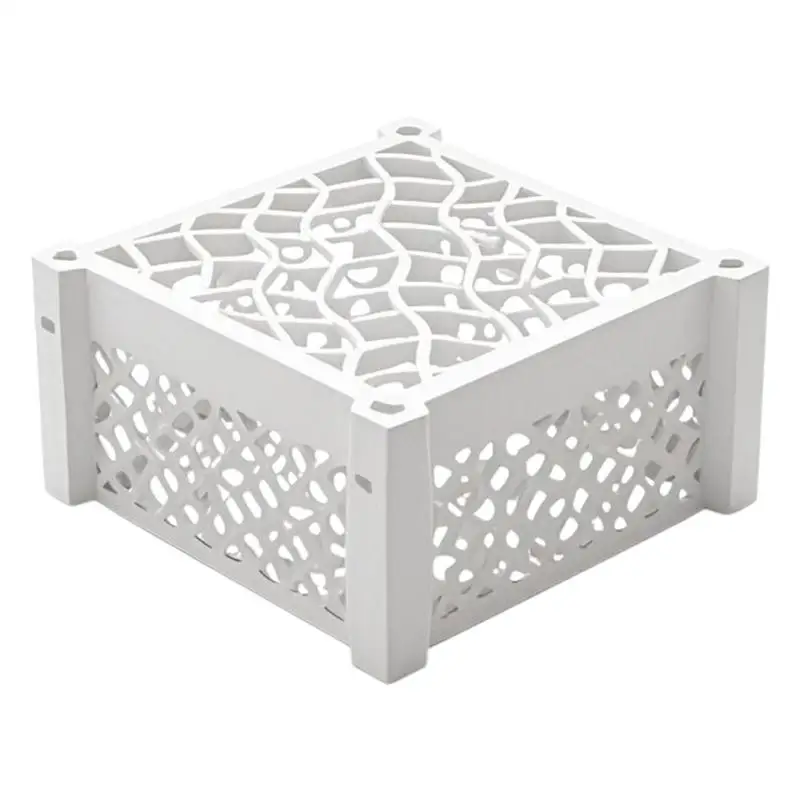 E8BD Perforated Shrimp Shelter with Square Cutouts Patterning Aquariums Hideouts