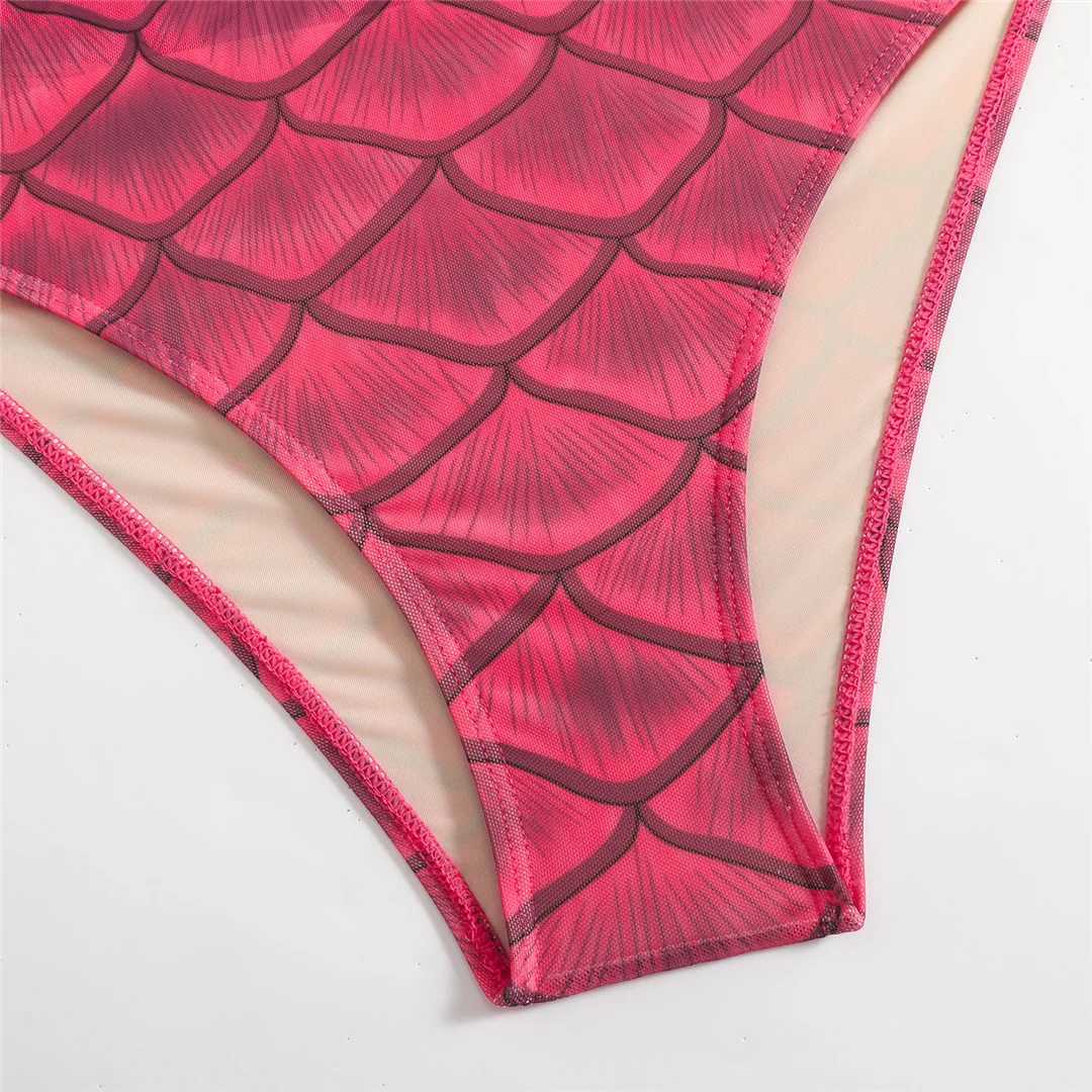 S - XXL Neu mit Hose, langärmelig, mit Reißverschluss, bedruckt, einteiliger Badeanzug, Damen-Badebekleidung, gepolsterter Badeanzug, Badeanzug, Schwimmanzug V7337 – Detail 10