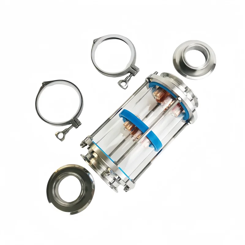 

4-дюймовая стеклянная колонна для дистилляции FerruleOD119 мм с наборами пузырьковых пластин из двух меди или SS304, прицельное стекло с тройным зажимом для пивоварения