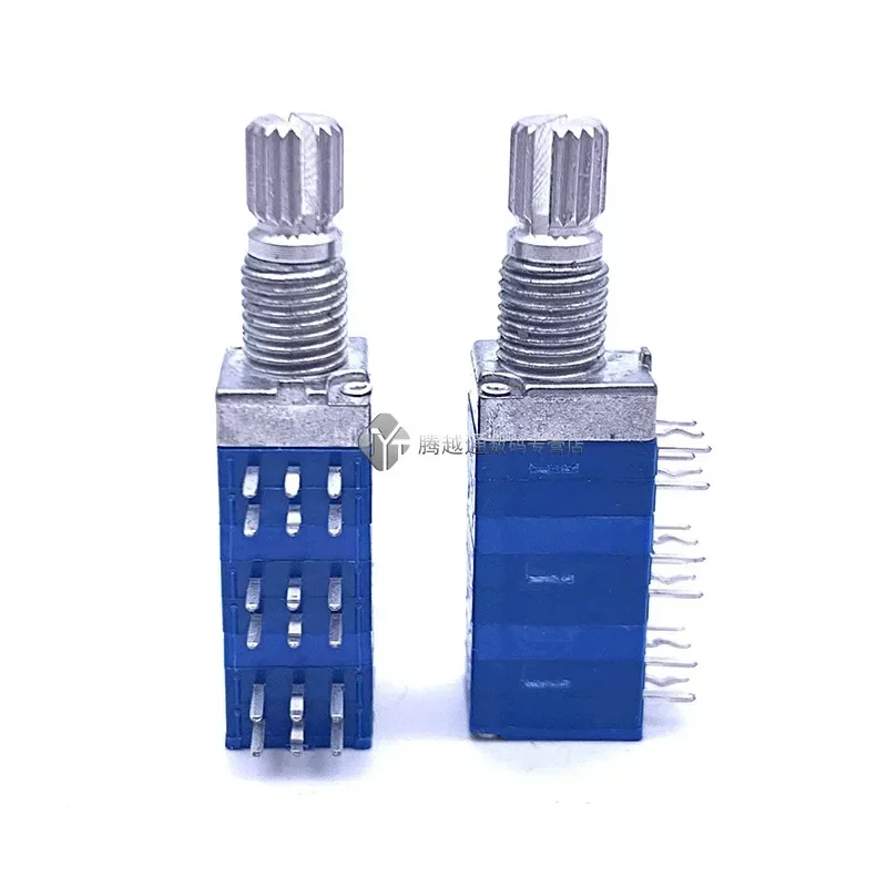 1/2/5/10PCS amplifier audio 6-channel stereo volume control potentiometer 09 type B50K axis length 15MM