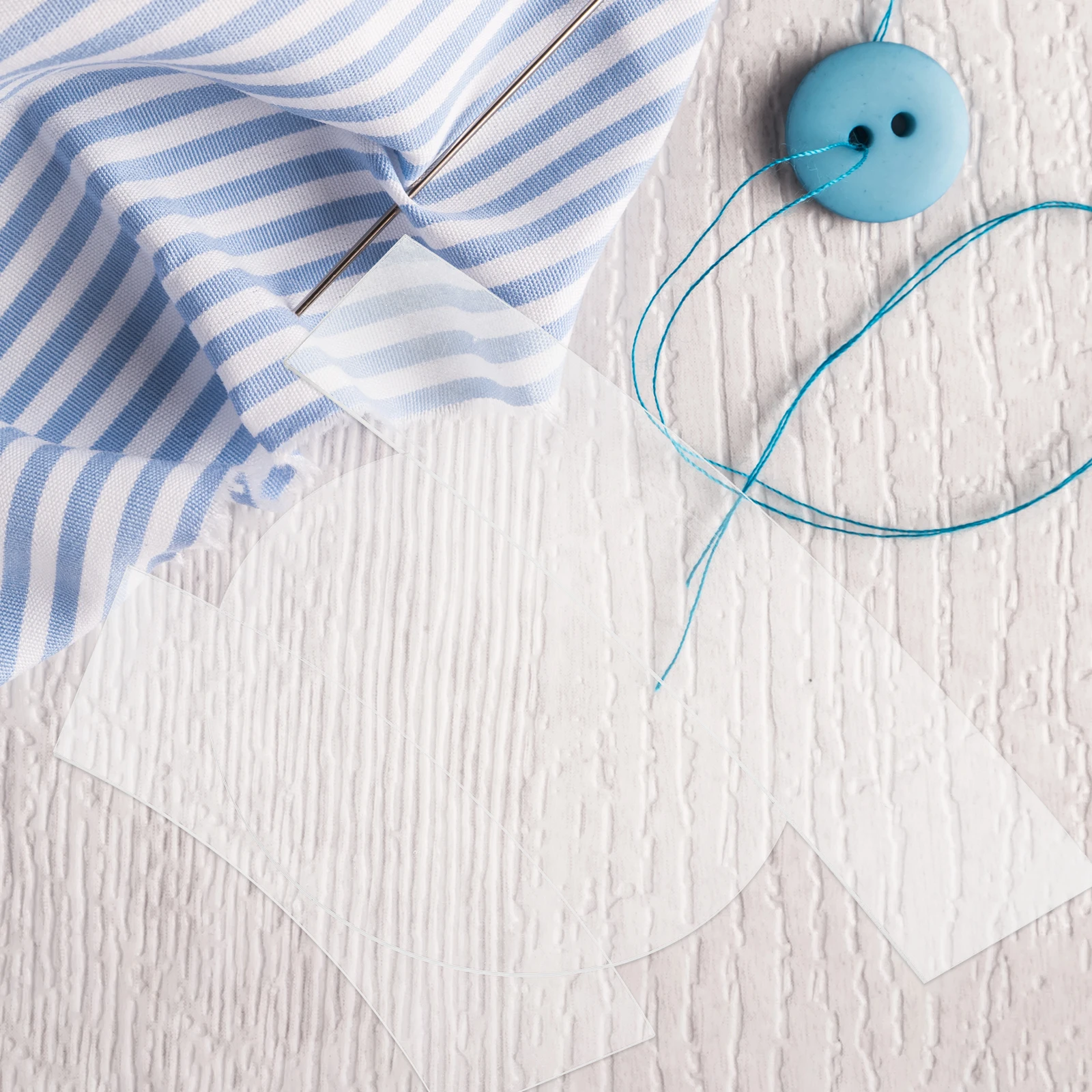 3 قطعة مجموعة قوالب الخياطة الاكريليك الشفاف Diy بها بنفسك خليط الحكام أدوات قياس عالية الدقة لخياطة اللحف قبعة دلو الحرفية #3