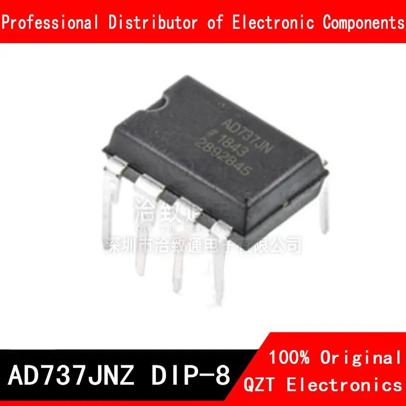 AD737JNZ DIP AD737 AD737J AD737JN DIP-8, novo, original, em estoque, 10pcs por lote