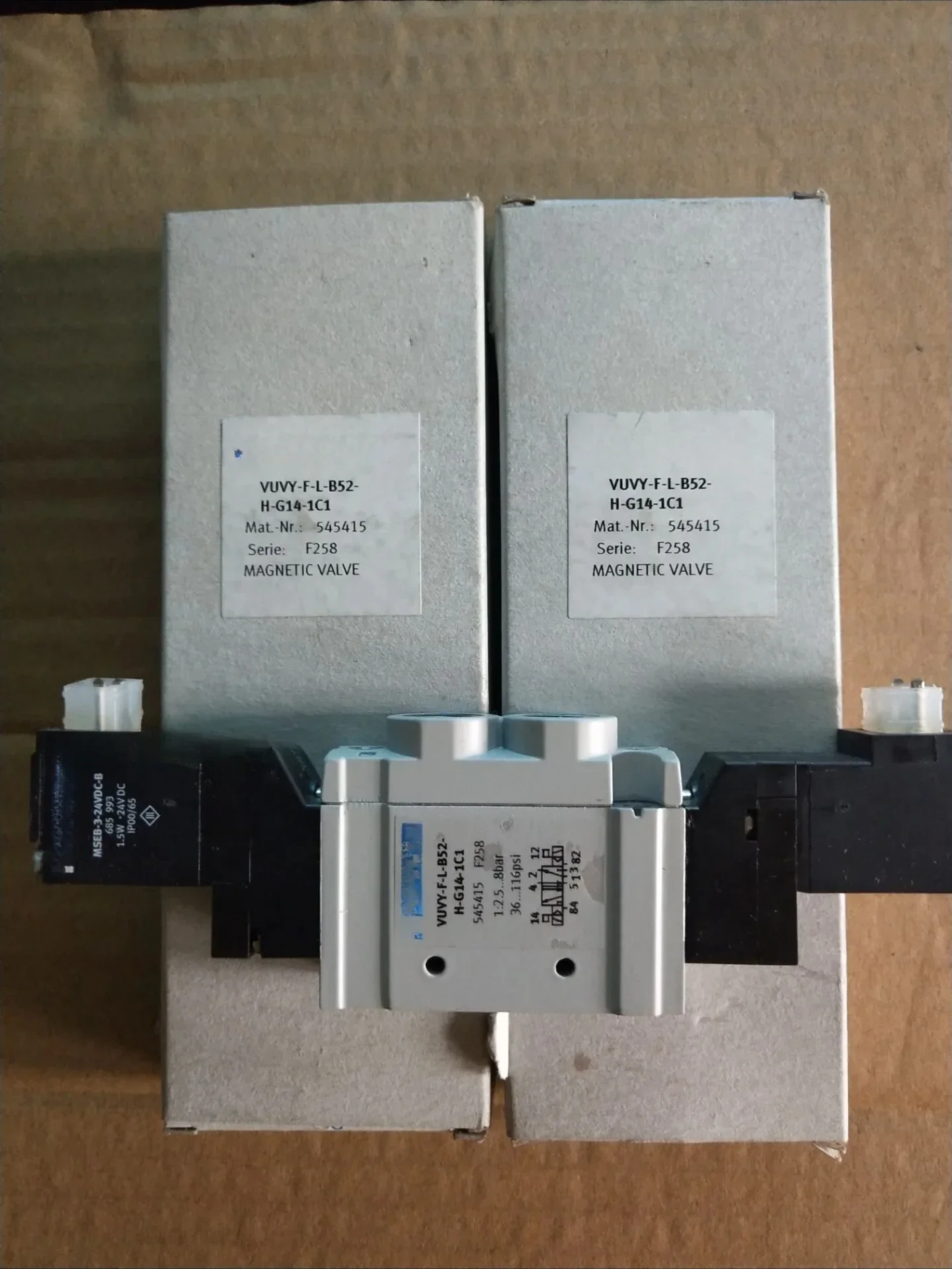 solenoid valve VUVY-F-L-P53C-H-G14-1C1 545427 545415 545421 brand new original Hot sales