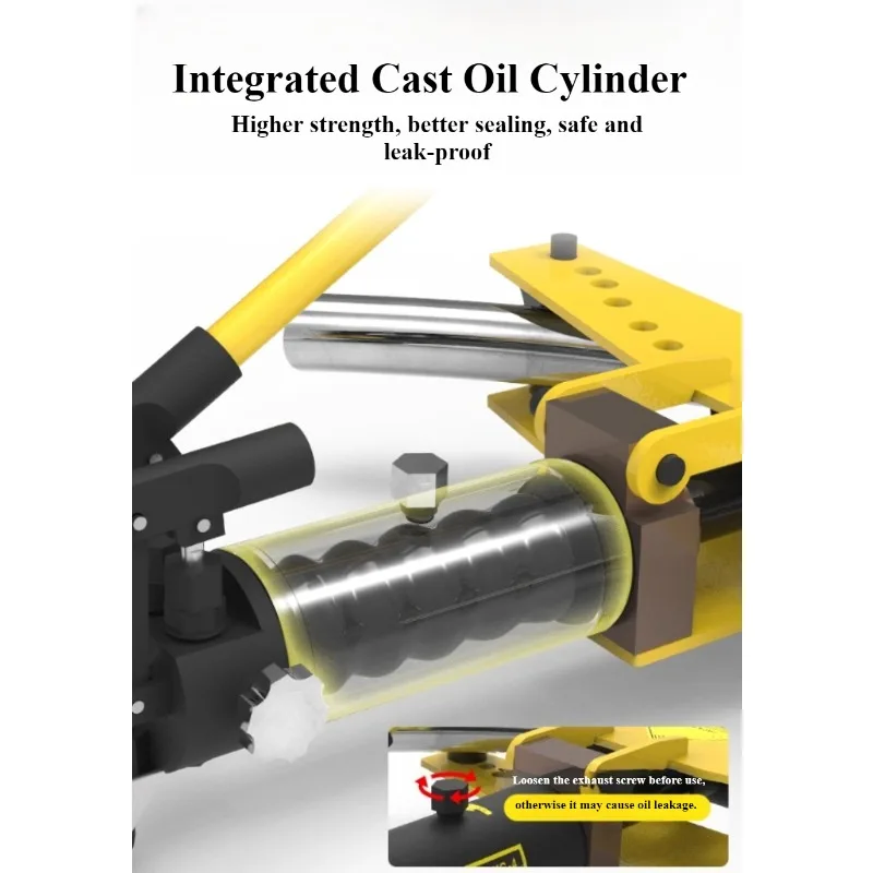 SWG Series Manual Split Hydraulic Pipe Bending Tool For Steel Pipe And Industrial Metal Tube Fabrication