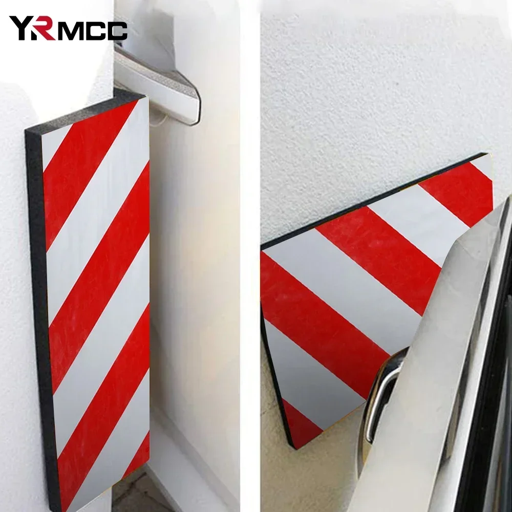 4PCS Car Foam Warning Signs Anti-scratch Parking Garage Wall Protector Auto Anti-collision Columns Sticker for Cars Accessories