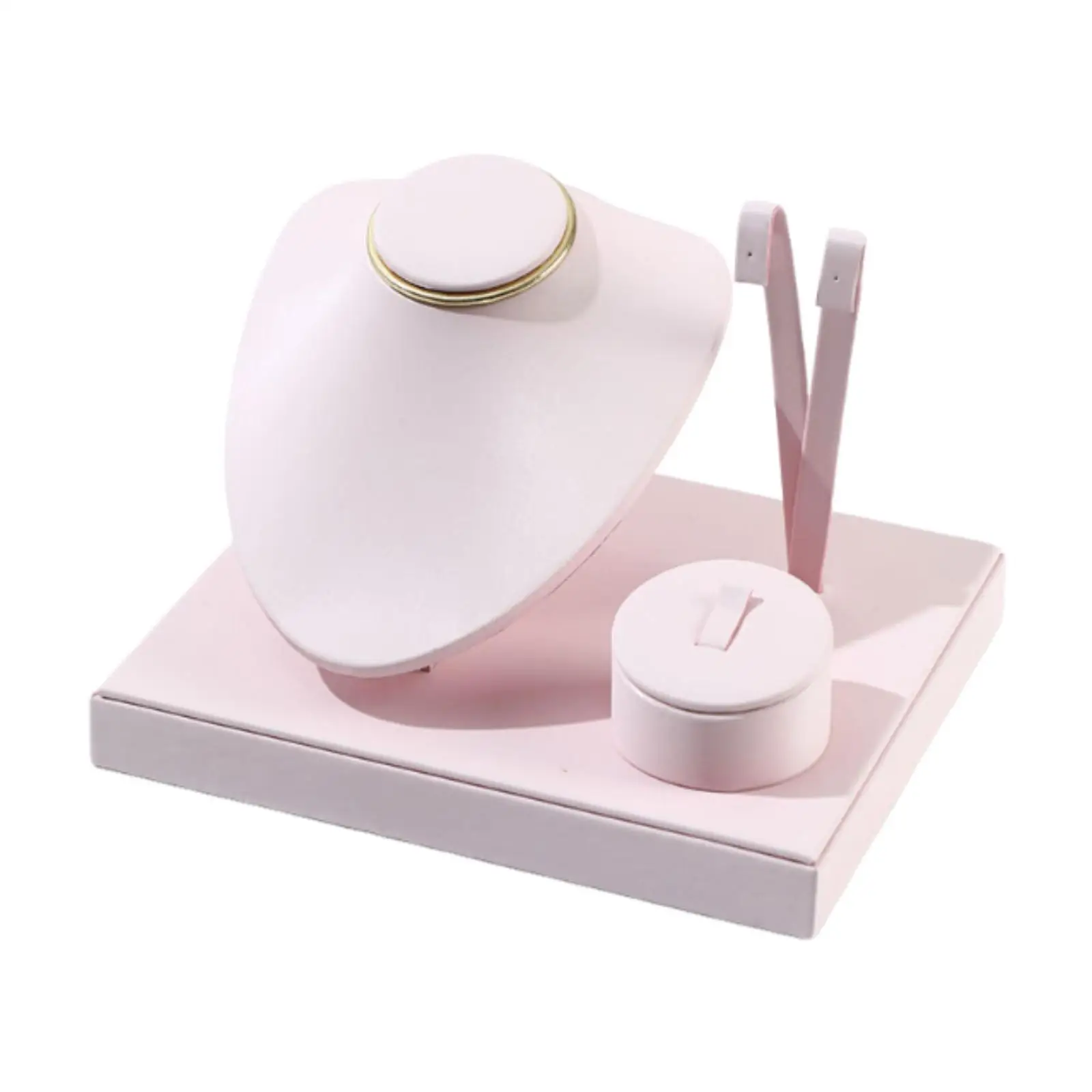 Jewelry Display Holder Set Earring Stand for Countertop Birthday Pendant