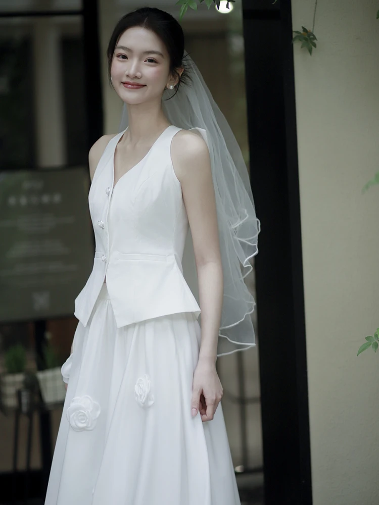 

Романтический топ с узлом и застежкой-молнией с 3D-цветочной юбкой, хлопковая молния, летний комплект от y Deer Man