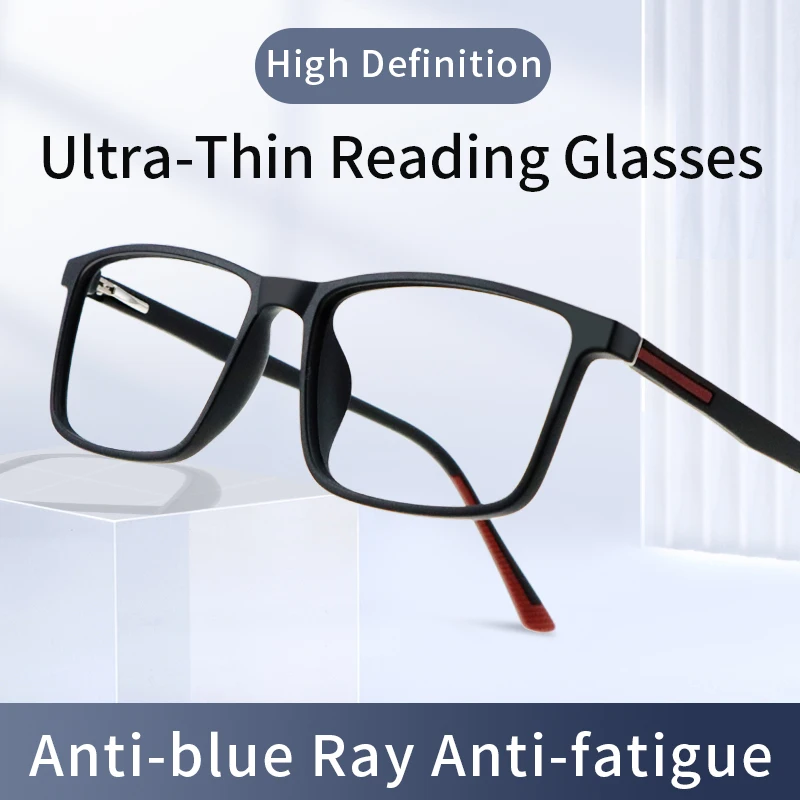 Ultra-Thin Reading Glasses Blue Light Blocking, Anti Headache/Glare/Eye Strain Readers Computer Eyeglasses Women/Men