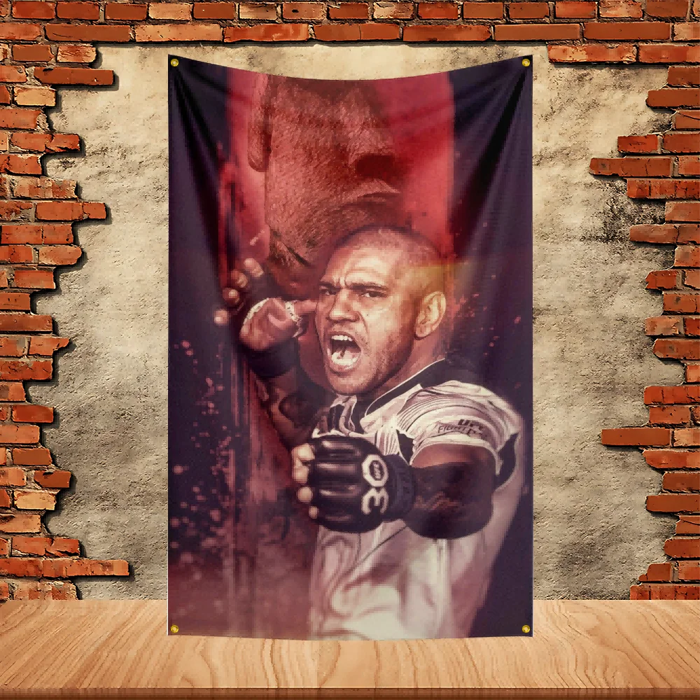 90X150ft Alex Pereira Poatan Boxing Party Flag Polyester Printed Flag Banner Tapestry for Garden Garage Decoration Concert Flag