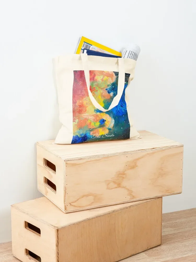 The Flying Giant Nebula van Tui Sada - Acryl Painting Tote Bag herbruikbare boodschappentas Eco tas