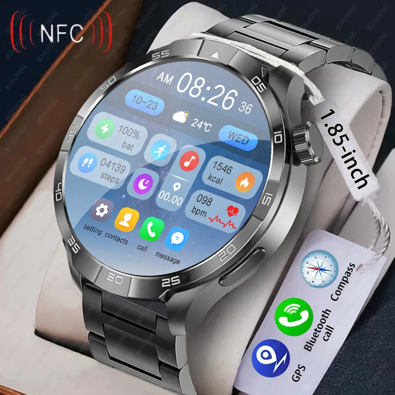 For HUAWEI Watch 4 PLUS GPS Sports Smart Watch Men 1.85