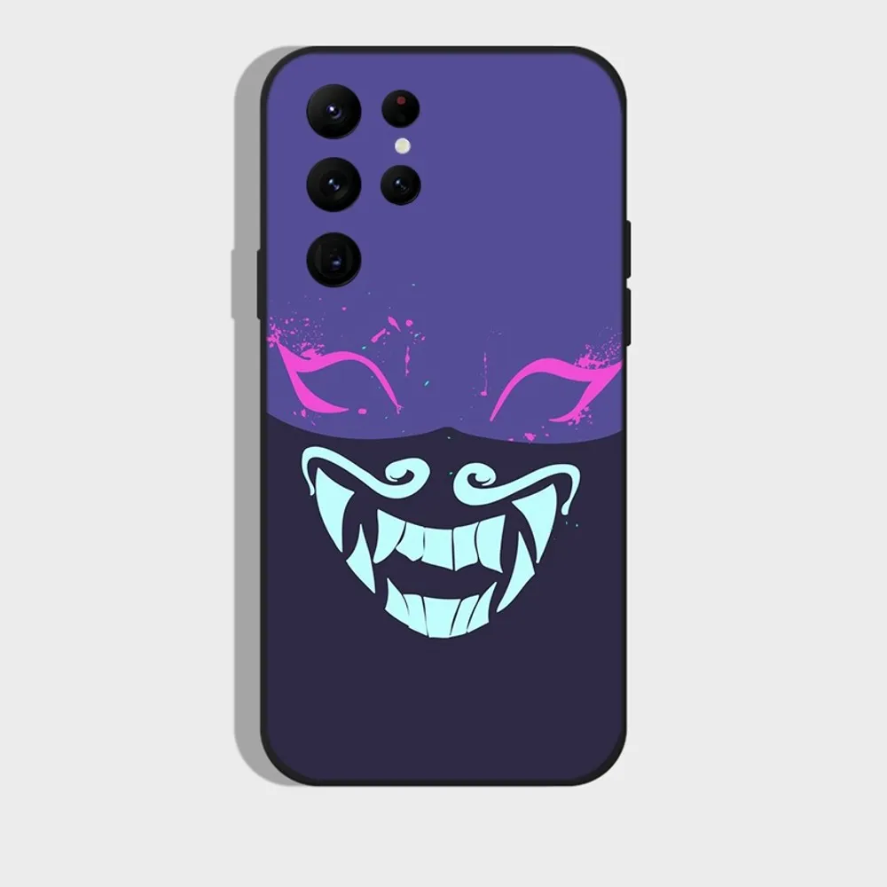 Leagues Of Legend KDA Akali Phone Case for SamsungS23,S22,S21,S20 Ultra Pro S10,S30Plus,20 Ultra Black Cover