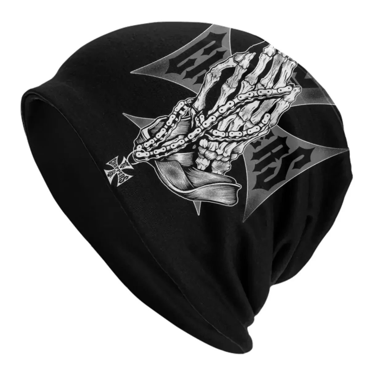 West Coast  Cross Choppers Bonnet Hat Knit  Men Women Hip Hop Unisex Winter Warm Beanies Cap