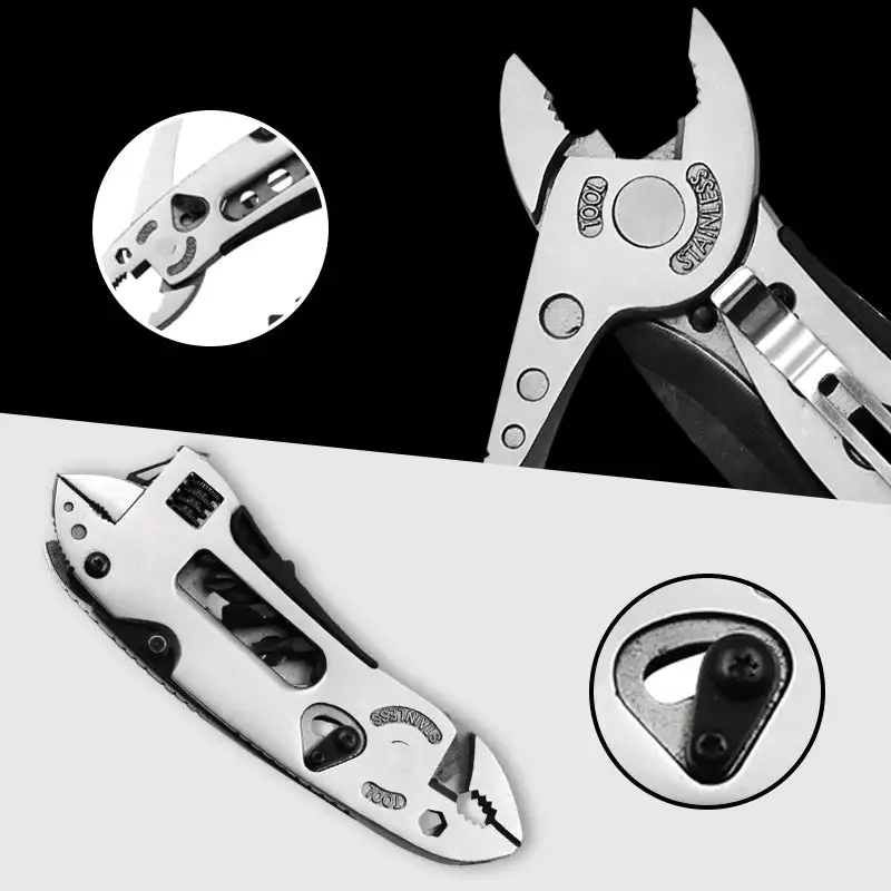 Outdoor Camping Multi-Purpose Standing Pliers Tool Clamp Outdoor Wrench Tool Combination Multi Tool Outdoor Multifunction Pliers