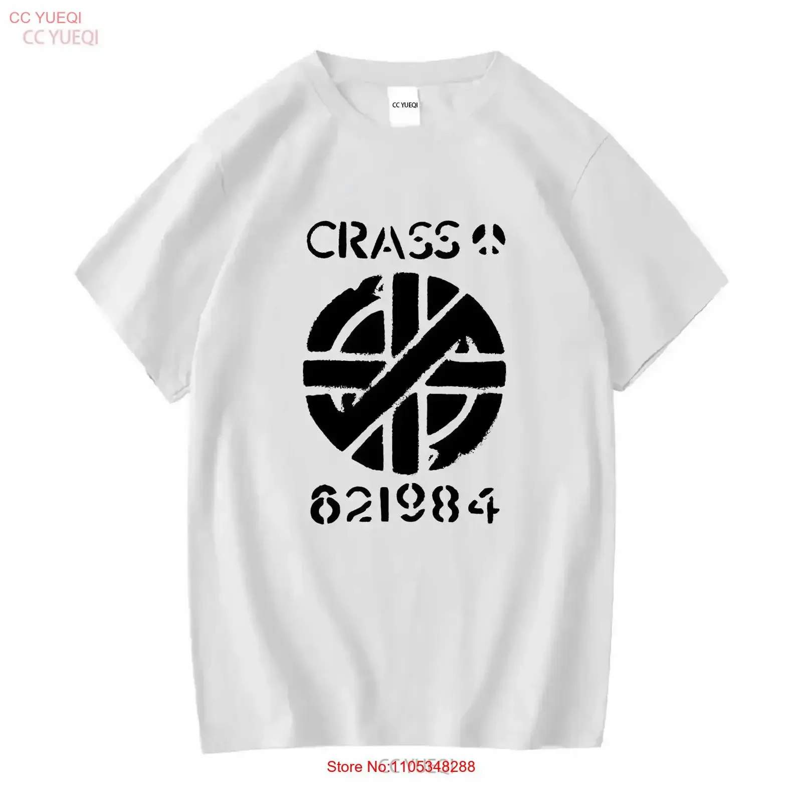 Crass The Feeding Of 5000 Music Limited Edition Lustiges T-Shirt S 4XL Vintage Washed Top für den Alltag, modisch, atmungsaktiv