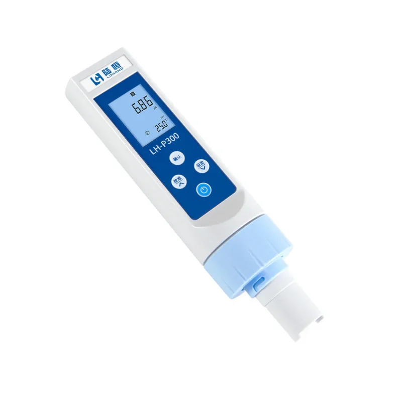 Handheld pH Meter with Temperature Sensor, Portable pH Tester for Cosmetic & Industrial Monitoring