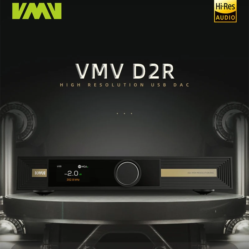 SMSL VMV D2R BD34301EKV ROHM رقاقة عالية الدقة الصوت DAC بلوتوث APTX-HD MQA-CD XU316 DSD512 I2S مع جهاز التحكم عن بعد الأصلي HIFI