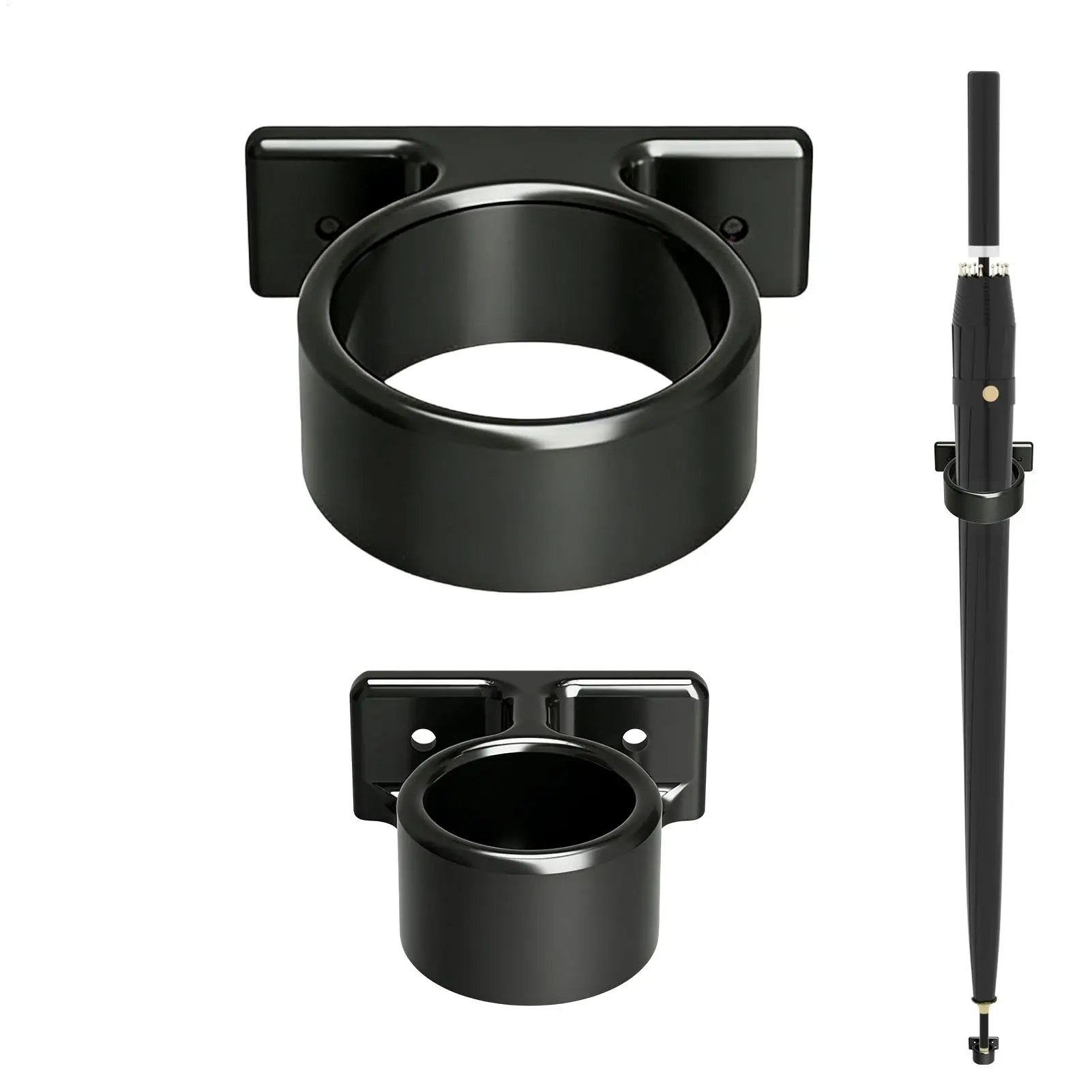 Wohnwagen-Schirmhalterung mit doppelseitigem Klebeband & Schrauben, wandmontierter RV-Schirmständer Pro/Standard