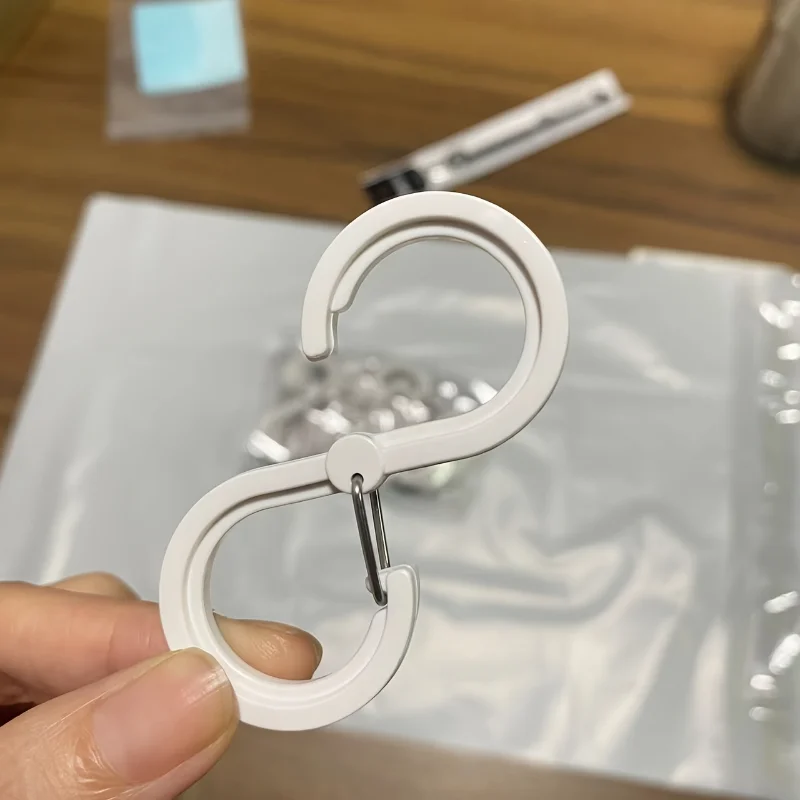 8 خطافات تعليق أنيقة ومتينة على شكل حرف S للفنادق - مقاومة للتآكل والصدأ - لونين!