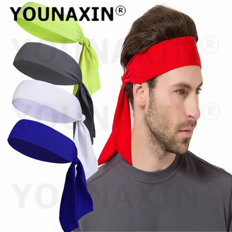 

Unisex Tennis Headband Sweatband Stretch Elastic Fitness Gym Running Yoga Hair Bands Men Women Outdoor Cycling Sports Headband