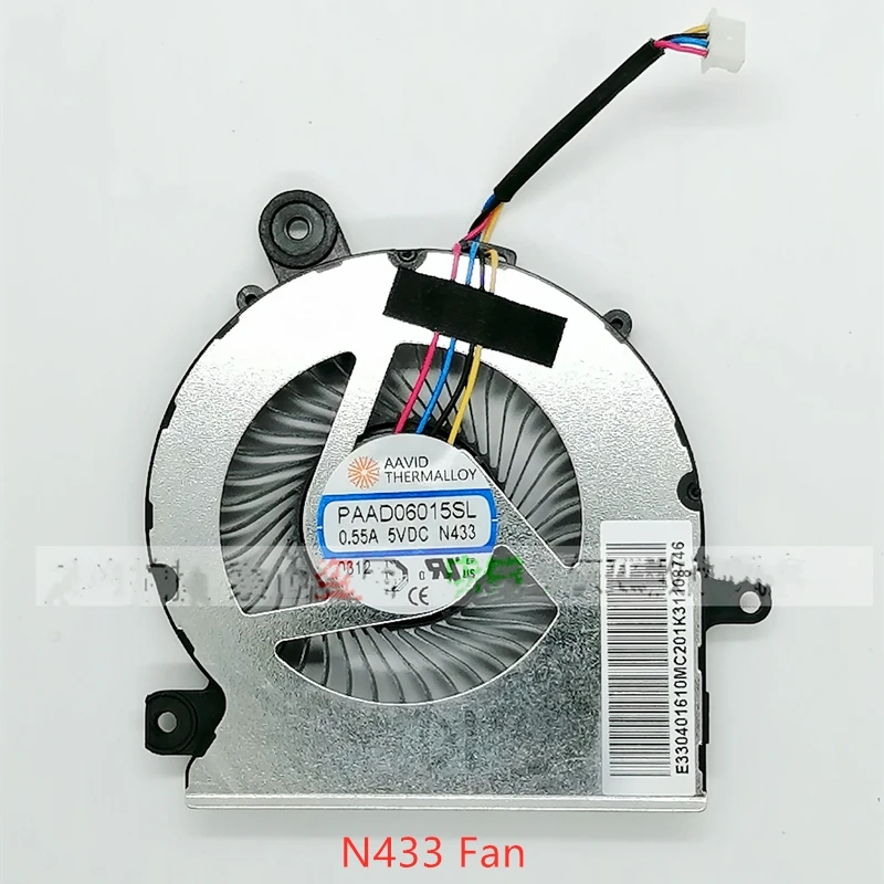 New Original Laptop CPU GPU Cooling Fan For Mis GF65-Thin Creator Fan PAAD06015SL N433 VGA Fan PABD08008SH N413 DC5V