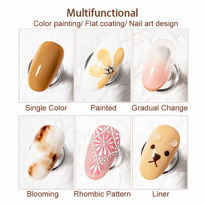 16/8 Colors Summer Pudding Gel Nail Polish Palette Japanese Solid Cream Gel Mud Transparent Jelly Semi Permanent Soak Off UV LED