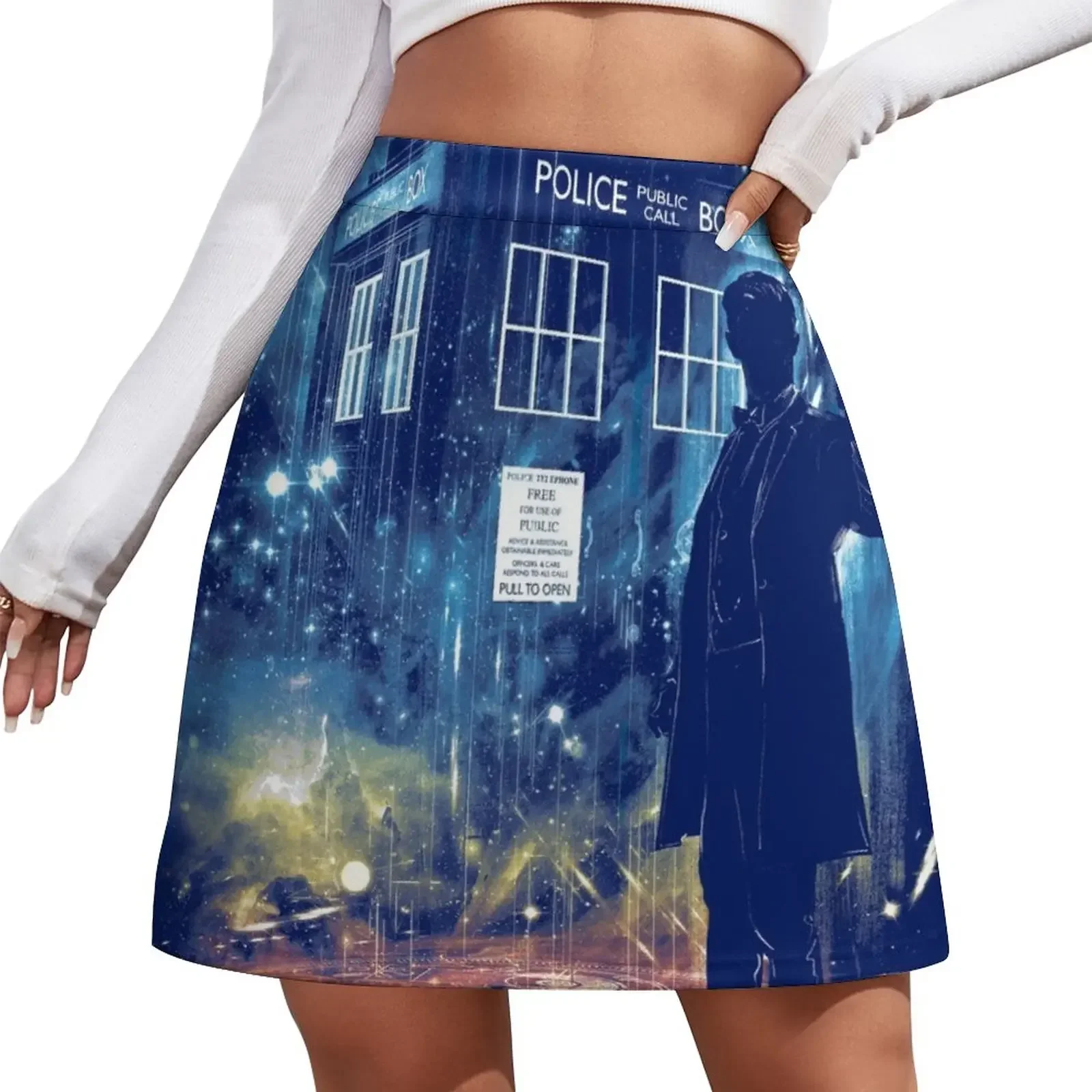 

11th time storm-rainbow version Mini Skirt summer clothes cosplay womens clothing