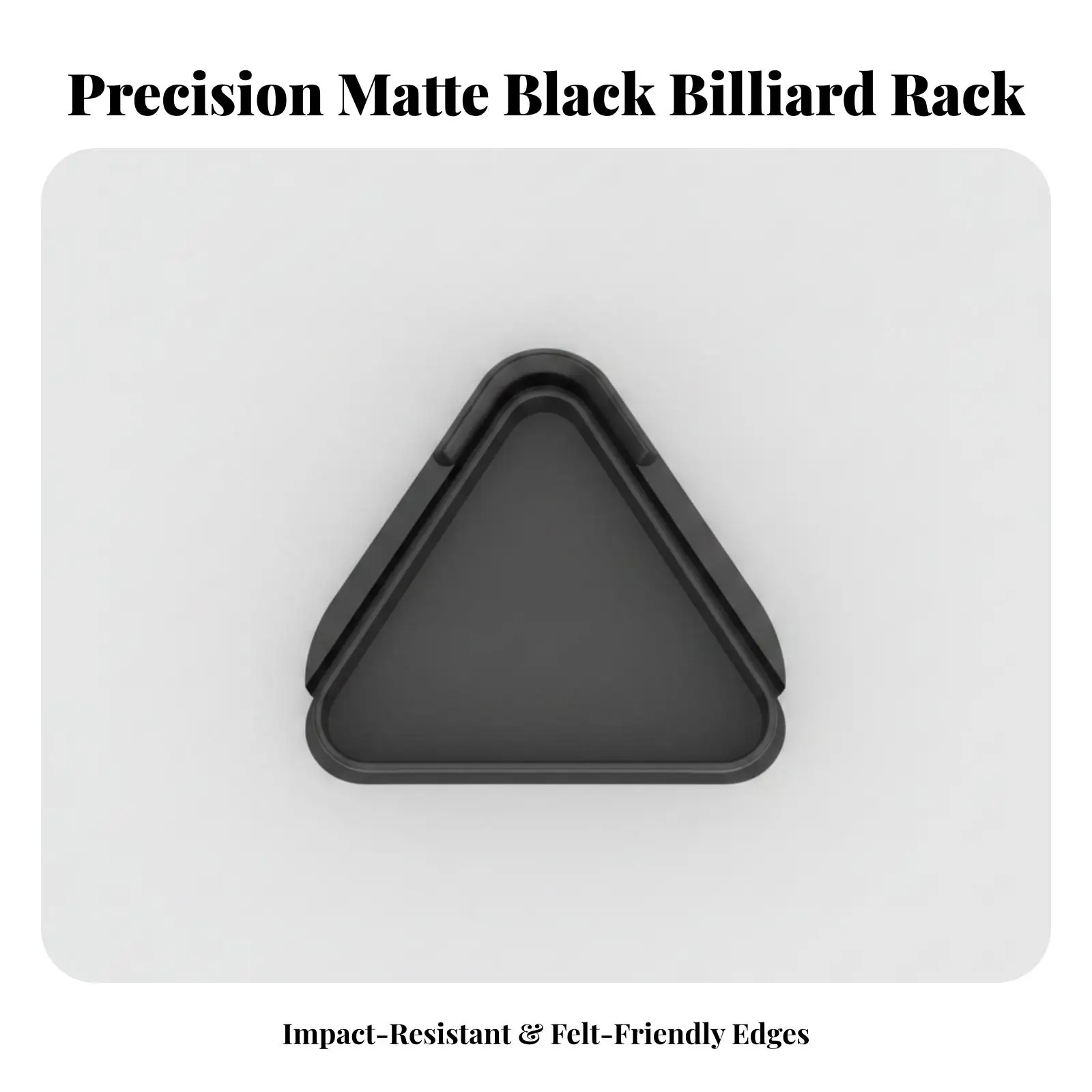 Plastic Pool Ball Rack Billiard Triangle Tray for Game Room Practice Table Setup Accessories Supplies Organizer