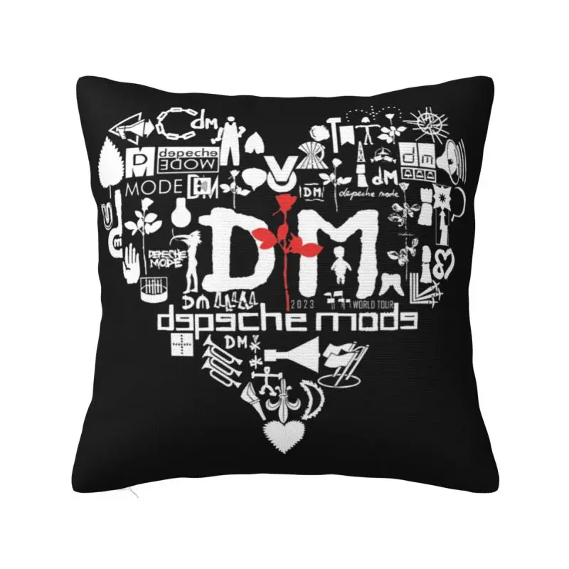 

Depeche Cool Mode Electronic Rock Cushion Cover Soft Luxury Throw Pillow Living Room Decoration