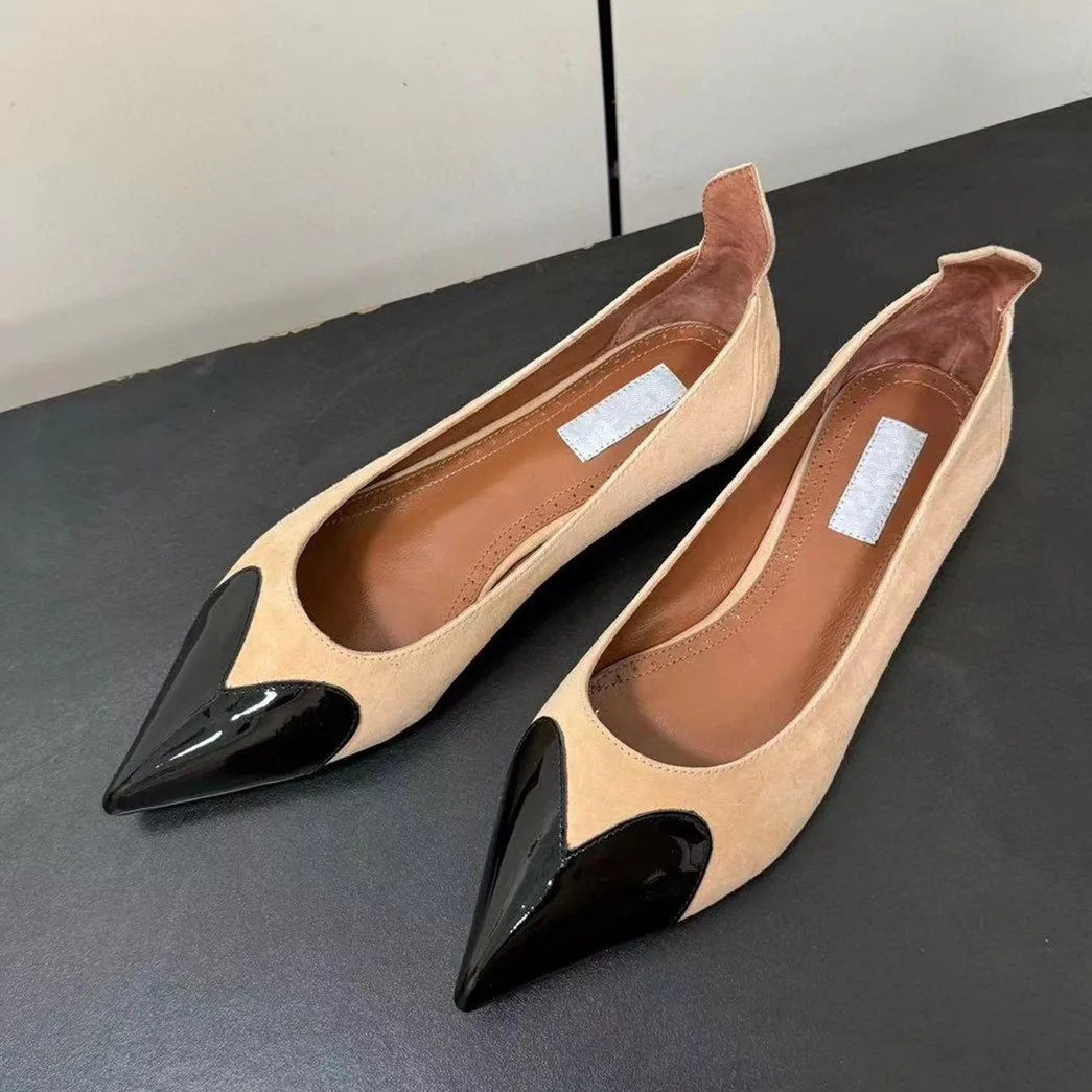 Leather high heels for women, slim heels, 2025 new autumn and winter professional shoes, pointed single shoes, spring trend