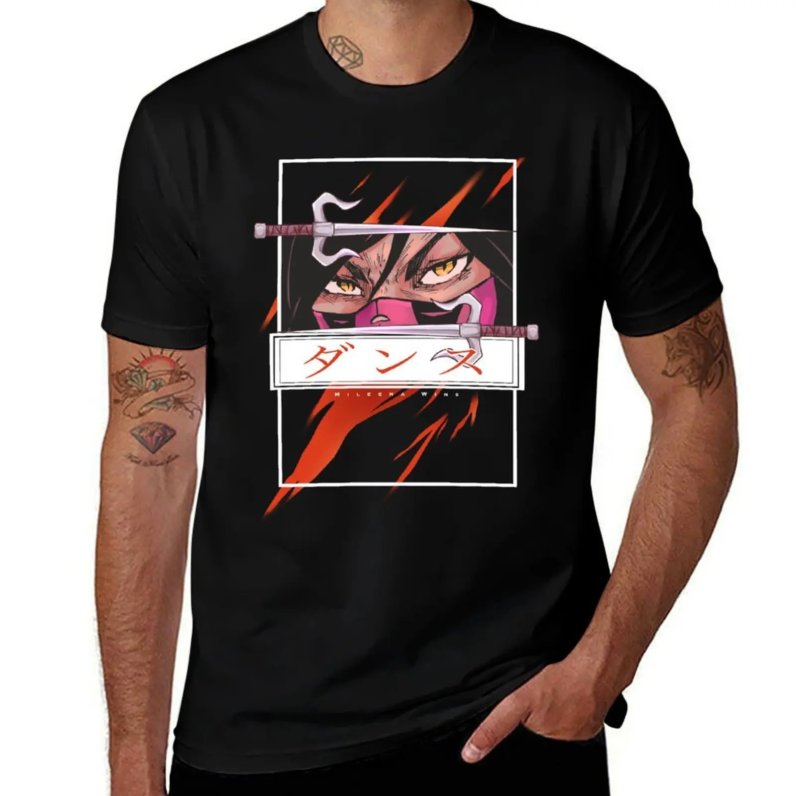 Mileena (dance) T-Shirt Basic Plain Tee for Spring and Summer