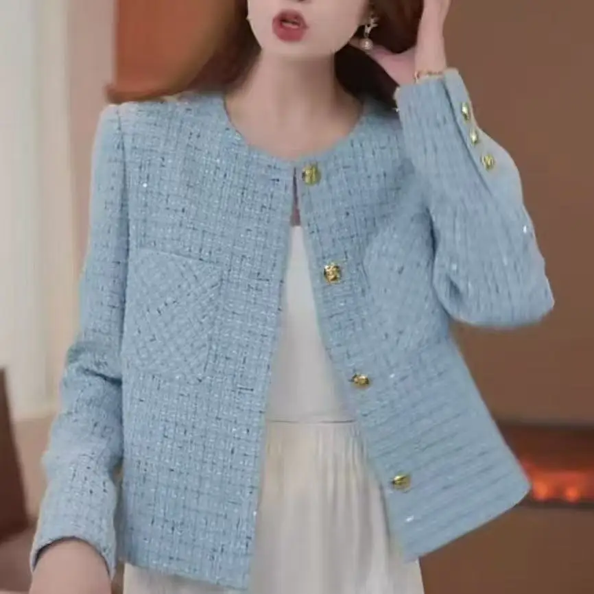 2026 Fragrant Jacket Spring New Small Short Top Cardigan Fashion High Temperament Socialite