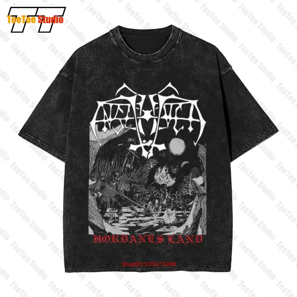 Enslaved 'Hordanes Land' Vintage Oversized T-Shirt New D0FB