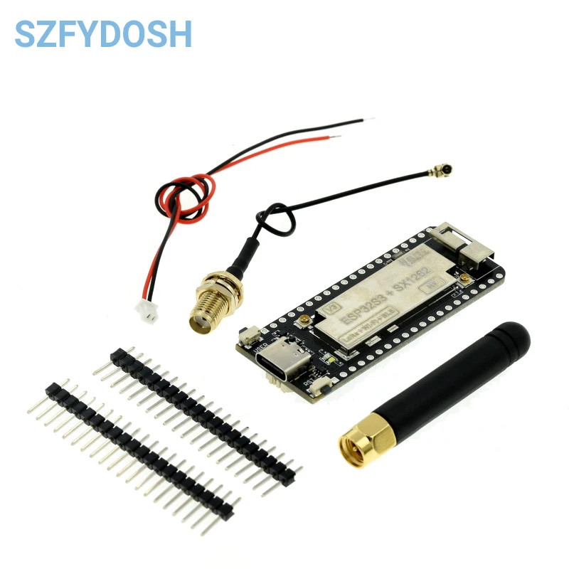 ESP32 SX1262 LoRa WIFI BLE Module Development Board LoRAWAN 433-470MHz 868-915MHz Wireless Stick Lite with Antenna For Arduino