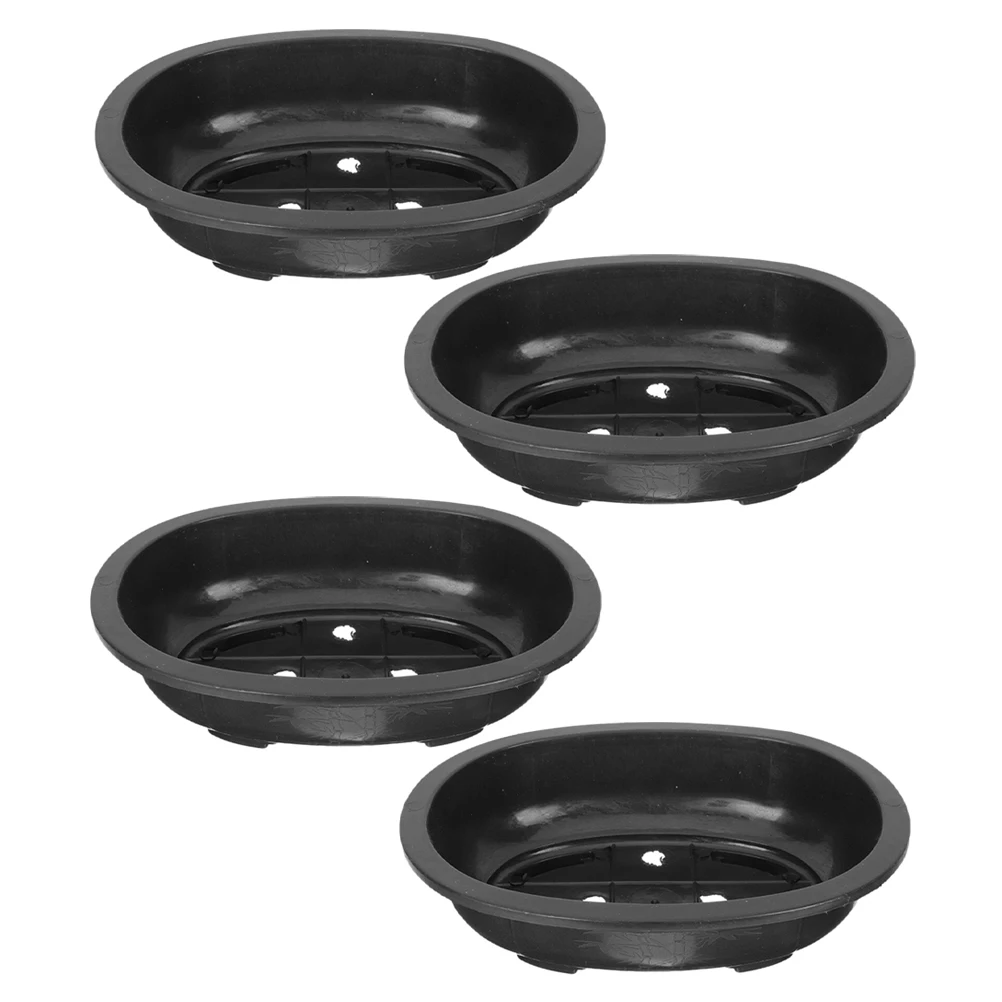 

4 Pcs Planter Plant Bonsai Planter Pot Planting Organizer PP Stand Home Flowerpot Garden Balcony