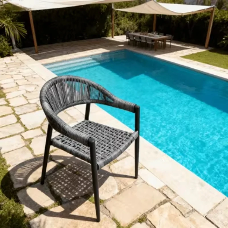 

Modern garden chair, durable waterproof outdoor furniture